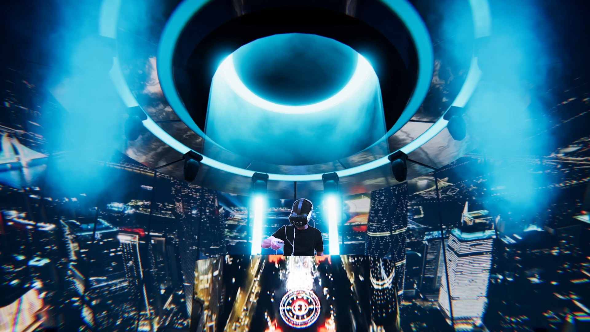 Pleasure Dome VR DJ VJ setup